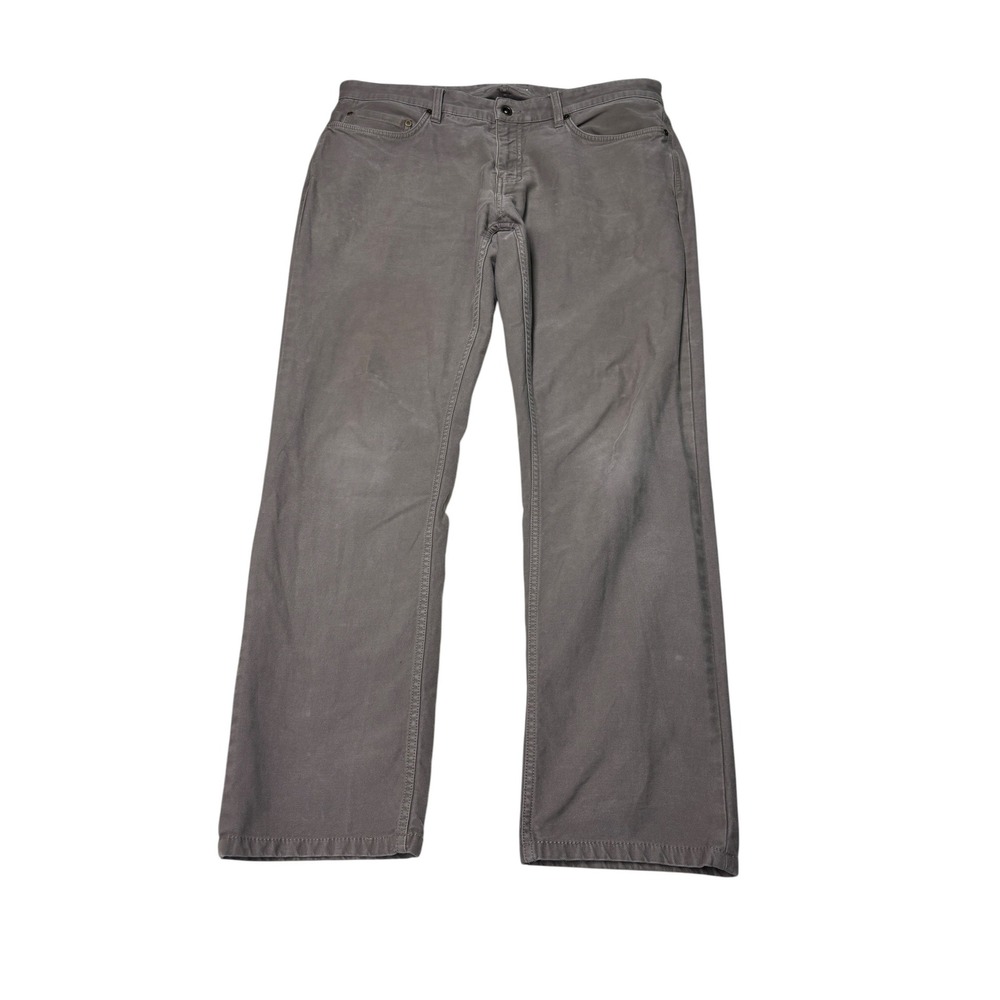 Rodd & Gunn Straight Fit Pants Pebble Grey Mens 36R L30 VJ0368 Cotton Blend